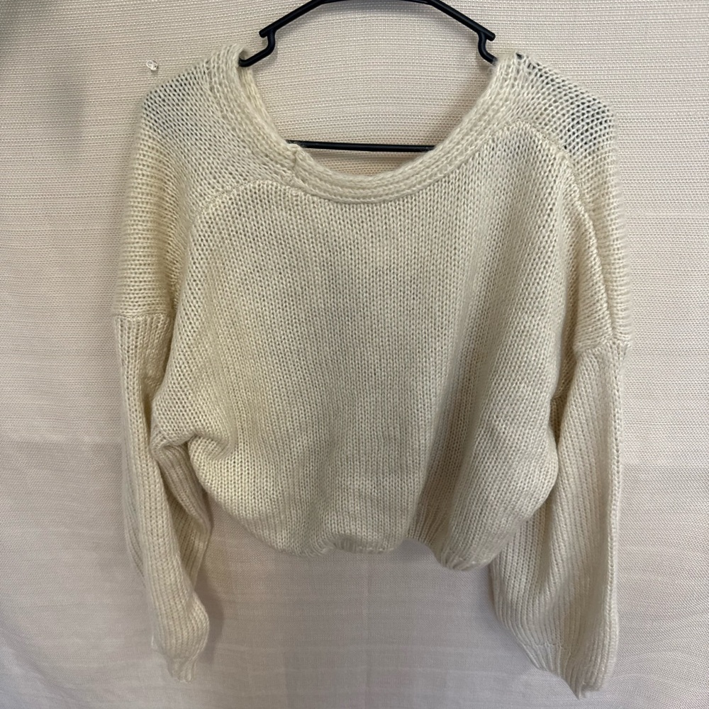 Cozy Cream Knit Sweater